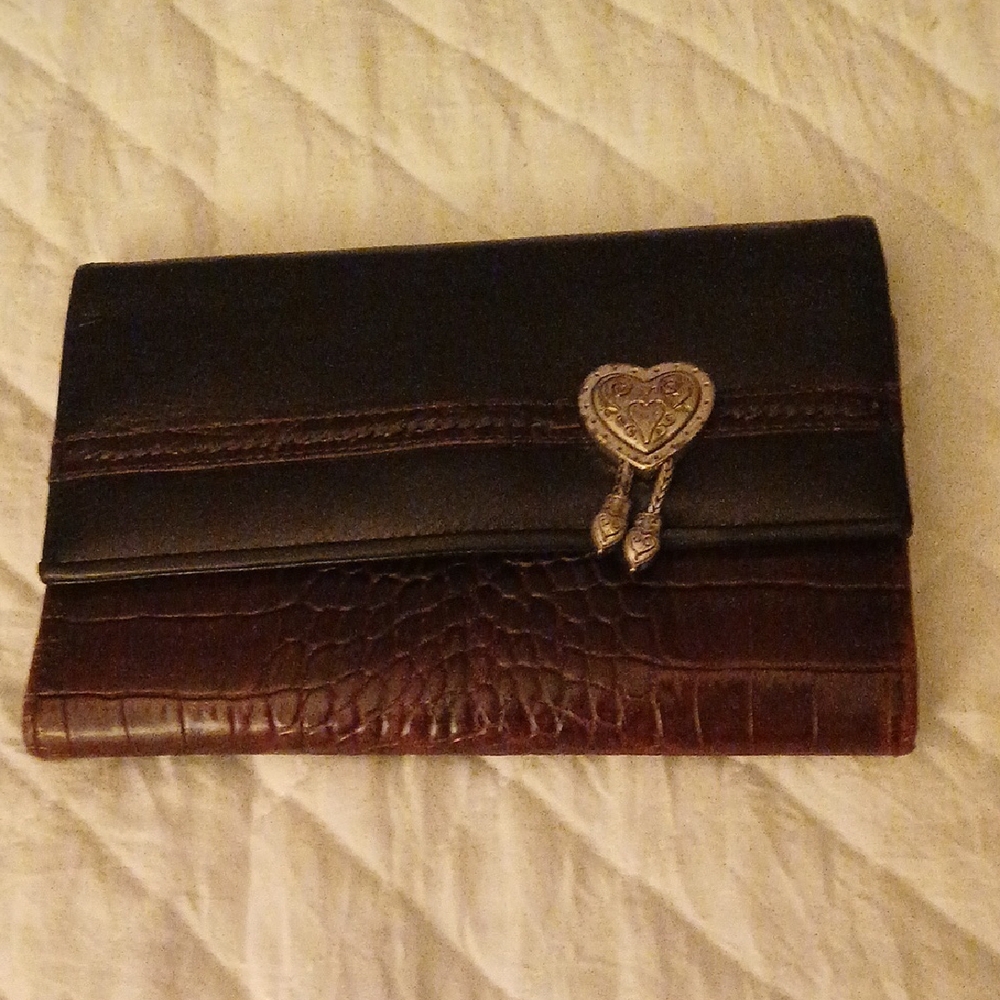 Elegant Brown Leather Clutch